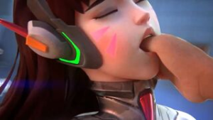 Oversexed 04: Deep Inside D.Va - ﻿3D animation on Crohasit