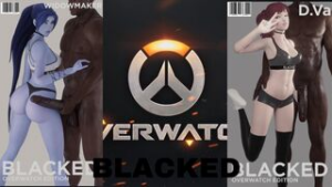 Overwatch Waifus blacked HMV PMV - ﻿3D animation on Crohasit