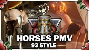 PMV HORSES | 93 Style | Bestiality HMV - ﻿3D animation on Crohasit