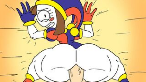 POMNI DOGGYSTYLE FUCKED (DIGITAL CIRCUS)(NO SOUND) - 2D animation on Crohasit