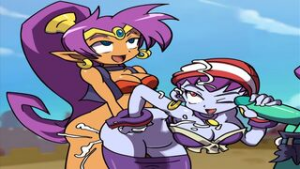 [PeachyPop34] Futa Shantae & Rottytops x Risky Boots (+No Watermark) - Shantae animation on Crohasit