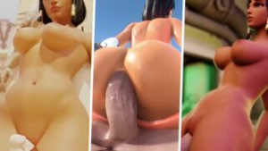 Pharah Best Girl | An overwatch PMV - ﻿3D animation on Crohasit