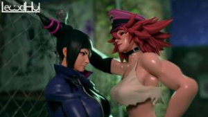 Poison Wasnt Prepaird For Juri [Lewdhyl] - ﻿3D animation on Crohasit