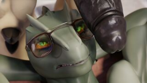 Poolside Xio Throatfuck (ConnivingRat) 4K60FPS - ﻿3D animation on Crohasit