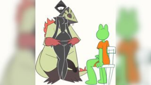 Prisma and ??? NTR Froggo - original animation on Crohasit