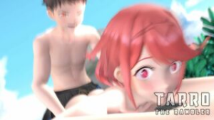 Pyra and Rex fuck on the beach - Xenoblade Chronicles animation on Crohasit