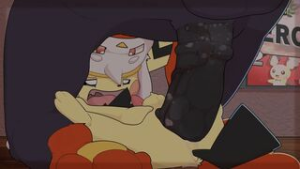 Raboot and Pichu Smash Bros - Pokemon animation on Crohasit