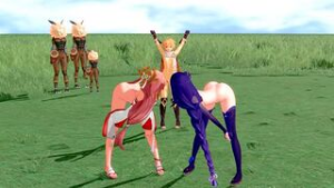 Raiden Shogun Yae Miko Helltaker Dance MMD SEX Dance B(???2) - Genshin Impact animation on Crohasit