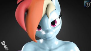 Rainbow Dash Futa HMV - ﻿3D animation on Crohasit