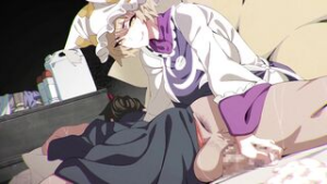Ran Yakumo Milking in the Bed [buckethead ero] - Touhou animation on Crohasit