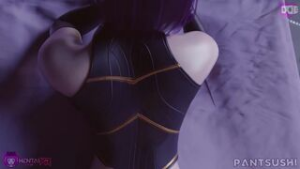 Raven Buttjob - DC Comics animation on Crohasit