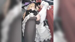 Reimu jerks off Marisa - Touhou animation on Crohasit