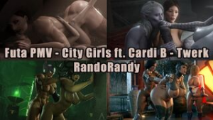 [Requested] Futa PMV – City Girls ft. Cardi B – Twerk [RandoRandy] - ﻿3D animation on Crohasit