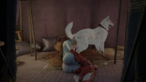 Rest time with scratch(Commission) - ﻿3D animation on Crohasit