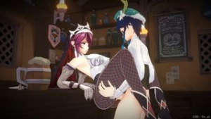 Rosaria Fucked By Venti - ﻿3D animation on Crohasit