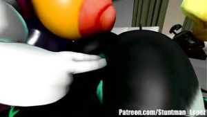 Rouge having an interesting night with Midna – Stuntman Shocking Lopez - Sonic the Hedgehog animation on Crohasit