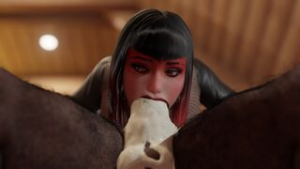 SLOPPY BLOWJOB ARE THE BEST !!! - ﻿3D animation on Crohasit