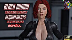 [SUB-ESP] Requisitos de contrataciÃ³n de la Viuda Negra + Voz AI (en inglés) [Redmoa][ - ﻿3D animation on Crohasit