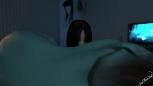 Sadako’s visit… - the ring animation on Crohasit