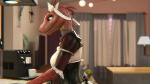 Sah-ra is having a great February 14th! - ﻿3D animation on Crohasit