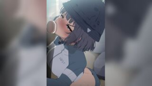 Saki Blowjob [mizumizuni] - blue archive animation on Crohasit