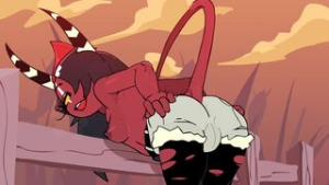 Sallie May’s Butt [Nude] (Spazkid) - helluva boss animation on Crohasit