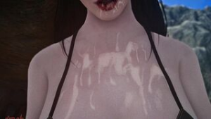 Serana’s surrender - ﻿3D animation on Crohasit