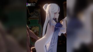 Sex after party with Ningguang - Genshin Impact animation on Crohasit