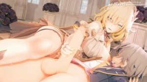 [Sex only]Aglaea#1 - Honkai Star Rail animation on Crohasit
