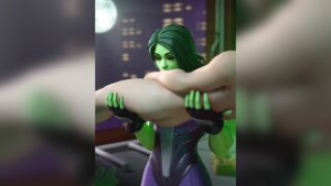 She-hulk [drdabblur] - ﻿3D animation on Crohasit