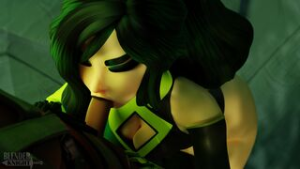 Shego BJ - ﻿3D animation on Crohasit