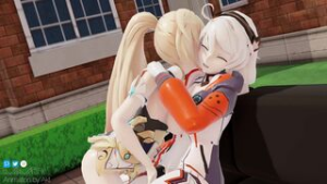 Sisterly “Bonding” - honkai gakuen animation on Crohasit