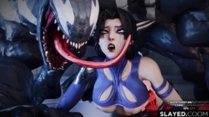[Slayed] Psylocke+Emma (Sex only edit) - ﻿3D animation on Crohasit