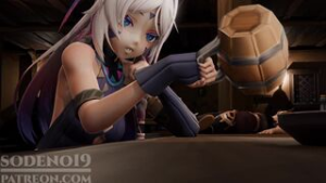 [Sodeno19] Citlali WIP 1 - Genshin Impact animation on Crohasit