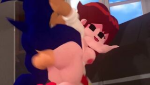 Sonic pounding Girlfriend - Friday Night Funkin animation on Crohasit