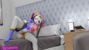 [SonivvNSFW] Pomni Masturbation - ﻿3D animation on Crohasit