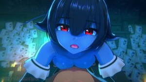 Spanks (nude version) - ﻿3D animation on Crohasit