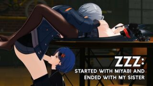 Started with Miyabi and ended with my sister (ZZZ) - zenless zone zero animation on Crohasit