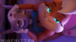 Strapon Lola Pounding Judy – Wigfritter [ALT] - Looney Tunes animation on Crohasit
