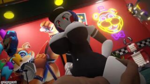 Stuffbot helping guest with his problem - ﻿3D animation on Crohasit