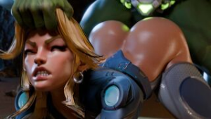 Sue vs. Hulk (VG)[NOWM] [TheCount] - Fantastic Four animation on Crohasit