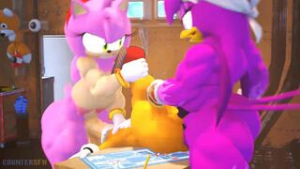 Tails gets Railed - ﻿3D animation on Crohasit