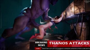 Thanos 1 - ﻿3D animation on Crohasit