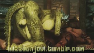 The Lusty Argonian Maid – MissyB - ﻿3D animation on Crohasit