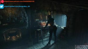 The Witcher Triss Merigold Blacked - ﻿3D animation on Crohasit