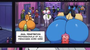 The anal carnival 1-4 - Digimon animation on Crohasit