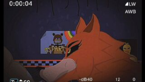 The night with foxy - Five Nights at Freddy's animation on Crohasit