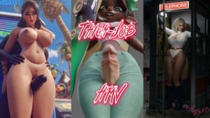 Thigh-Job HMV - ﻿3D animation on Crohasit
