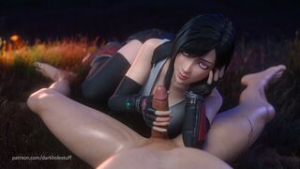 Tifa Campfire [Darkholestuff] - ﻿3D animation on Crohasit