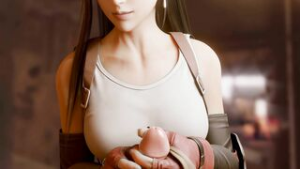 Tifa Handjob – BulgingS - Final Fantasy animation on Crohasit